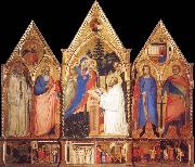 Matteo Di Pacino St.Bernard-s Vision of the Virgin with Saints Sweden oil painting artist